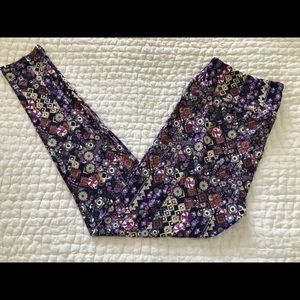 Brand New LuLaRoe Leggings TC Tall Curvy Navy Geo